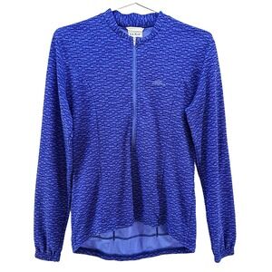 L.L. BEAN‎ Women's Y2K Vintage 1/2 Zip Long Sleeve Pullover Top • Medium • blue